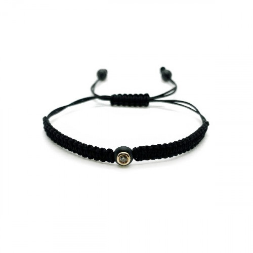 PULSERA OROTECH MACRAMÉ - BK 5-207 SRB