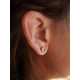 CYSTAL CLEAR UNODE50 EARRINGS - PEN0729MCLORO0U