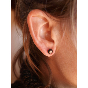 ROSE GOLD OROTECH EARRINGS - OK 5-21 SRB