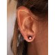 WHITE GOLD OROTECH EARRINGS - OK 5-24 SHW