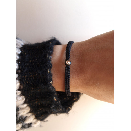 PULSERA OROTECH MACRAMÉ - BK 5-207 SRB