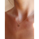 ROSE GOLD HEART DIAMONDS PANOS & SAVAS NECKLACE - N1292