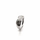 CROSSED RING WHITE GOLD BAGUETTES CLIMENT 1890 - S-20-R17480/BR