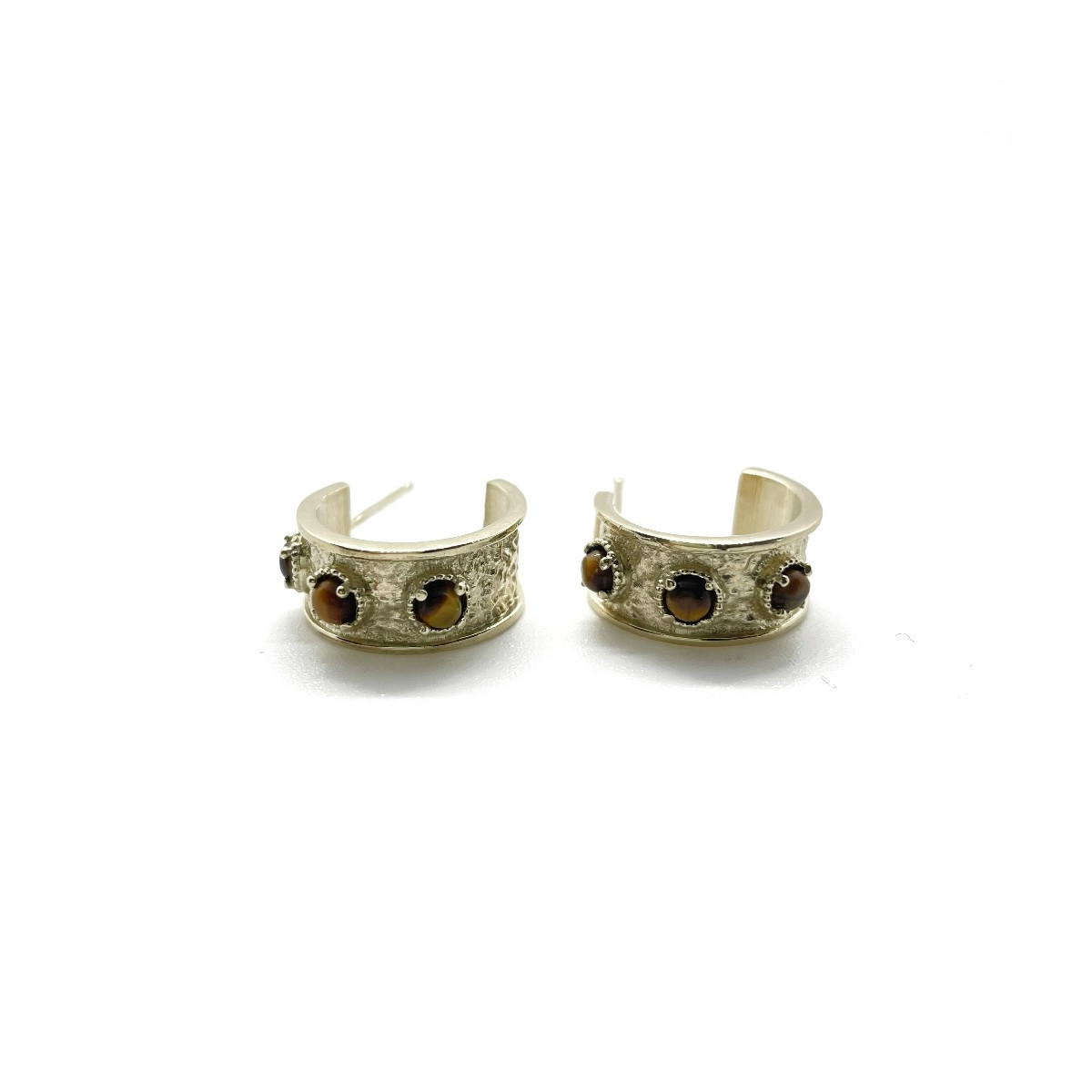 PENDIENTES TOP SILVER OJO DE TIGRE - PE6779PXCRIUT