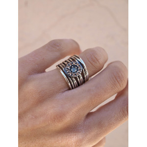 ANILLO TOP SILVER CALCEDONIA - AN6735PC