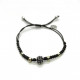 BROWN TOP SILVER BRACELET - PU6730PMAZM