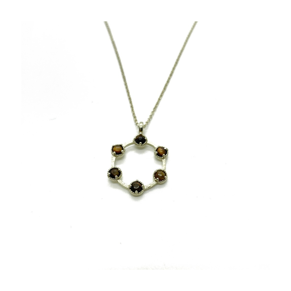 COLLAR TOP SILVER OJO DE TIGRE - CO6767PXCADCF
