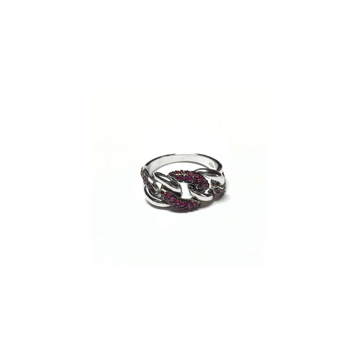 DI PIÙ RING WITH PINK CHAIN  - DPR52560