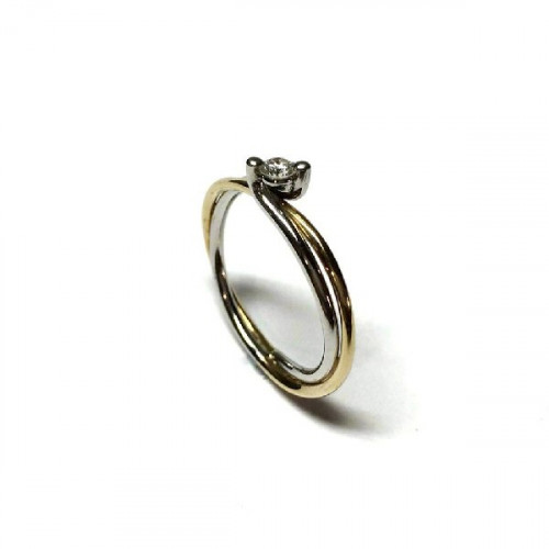 PLATINIUM BICOLOR RING - SOLI BICO