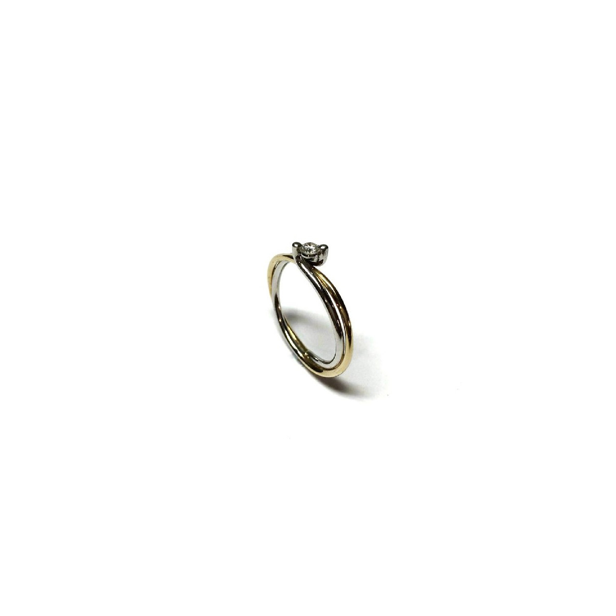 PLATINIUM BICOLOR RING - SOLI BICO