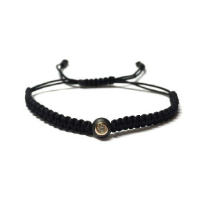 PULSERA OROTECH MACRAMÉ - BK 5-204 SRB