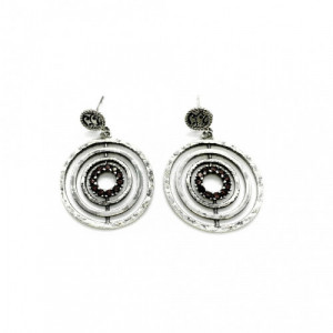 PENDIENTES TOP SILVER CIRCULO - PE6772P