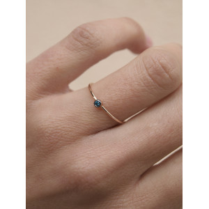 BLUE DIAMOND PANOS & SAVAS RING - R402