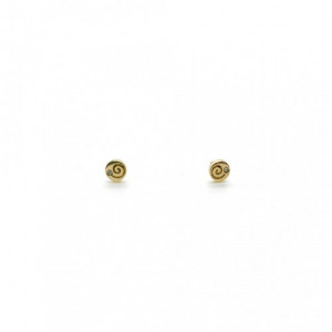 PENDIENTES BEBE SANDRA ORO ESPIRAL - ML074-1PR