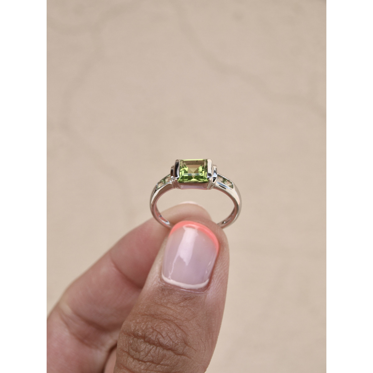 PERIDOT CLIMENT 1890 RING - S23/RNC19622/BPE