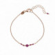 PULSERA ALISIA ROSE RUBINO - AL1569ROSE RUBINO