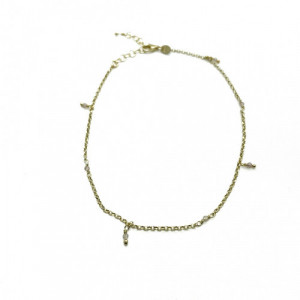 QUARTZ ALISIA ANKLET - AL1504ORO STRAWBERRY