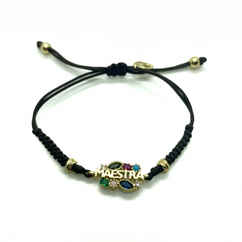 PULSERA TOP SILVER MAESTRA