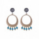 TURQUOISES PLATADEPALO EARRINGS - WE107X