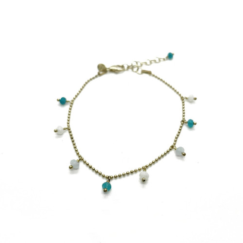 PULSERA ALISIA - AL1339ORO AZZURRO