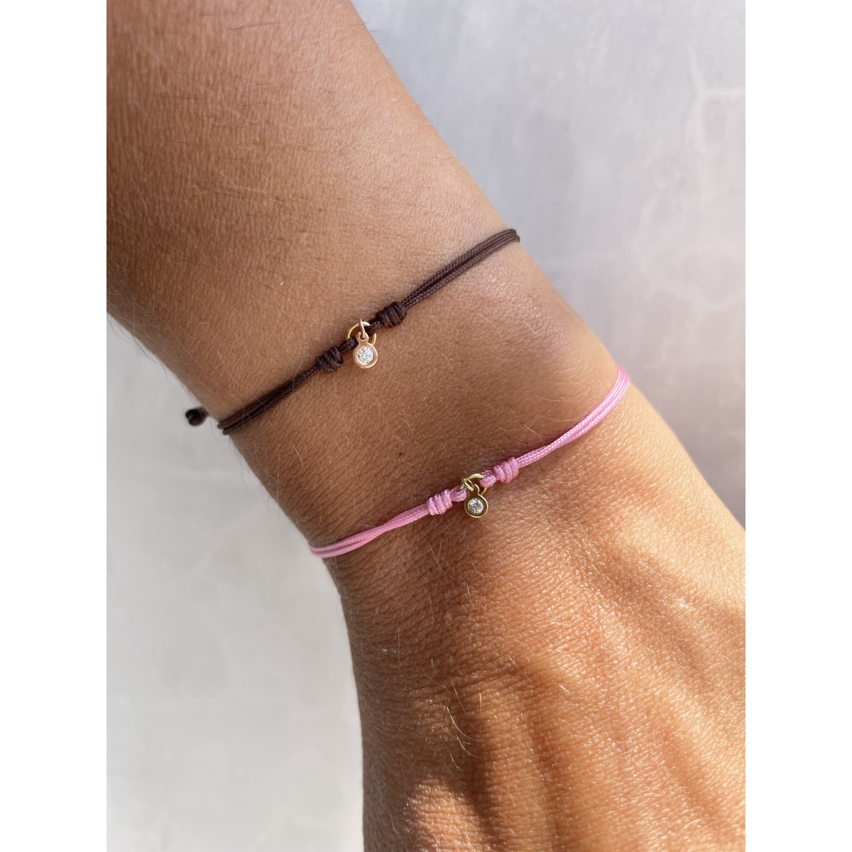 PULSERA EKAN ORO ROSA  DIAMANTE - 081296