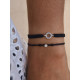 WHITE GOLD DIAMOND EKAN BRACELET - 087873