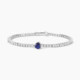 SAPPHIRE HEART TENNIS MABINA BRACELET - 533441-M