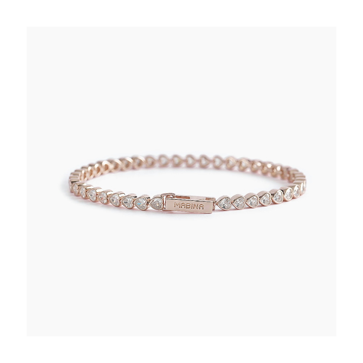 PULSERA MABINA RIVIERE CORAZONES - 533511-M