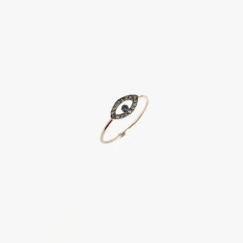 ANILLO PANOS & SAVAS DIAMANTE AZUL OJO - R214B