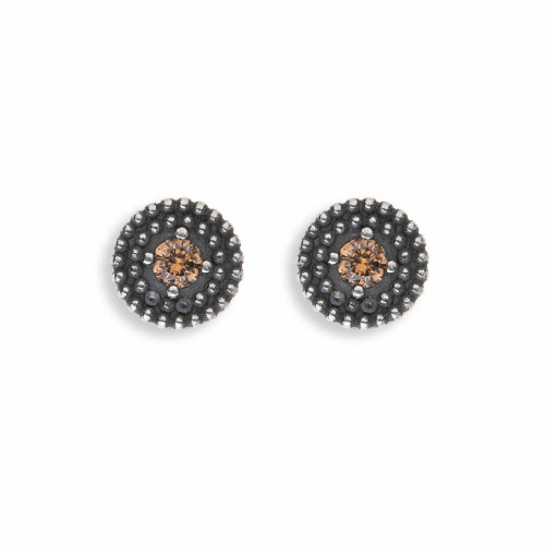 BROWN PLATADEPALO EARRINGS - WE132X