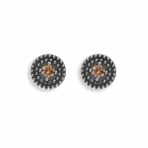 BROWN PLATADEPALO EARRINGS - WE132X