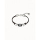 PULSERA UNODE50 COCODRILE - PUL2179NGRMTL0U