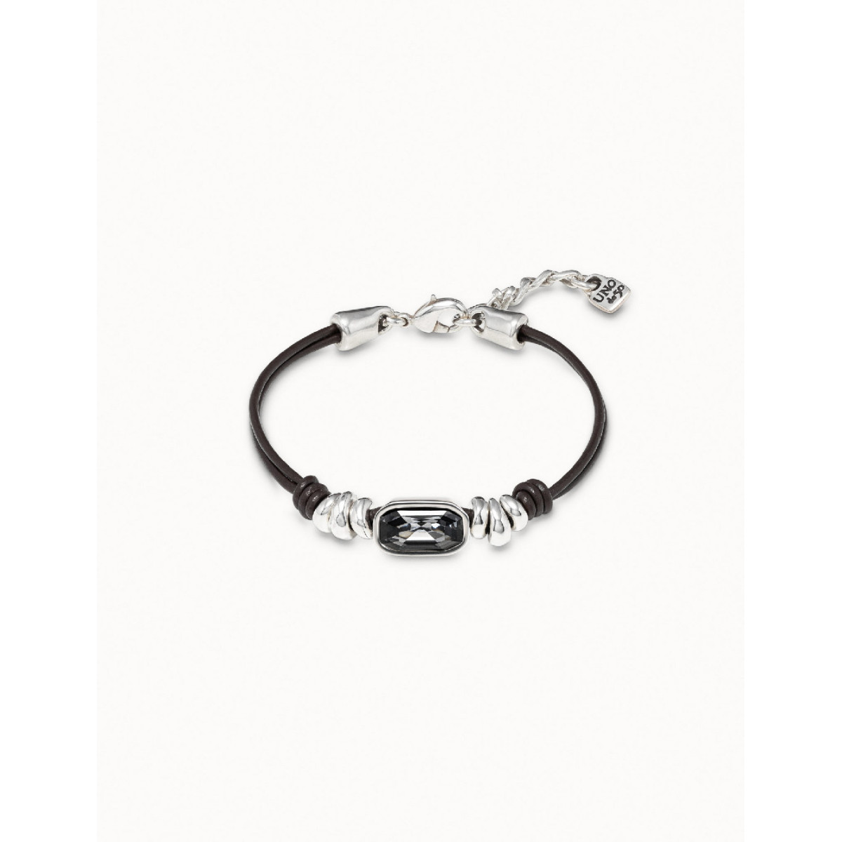 PULSERA UNODE50 COCODRILE - PUL2179NGRMTL0U