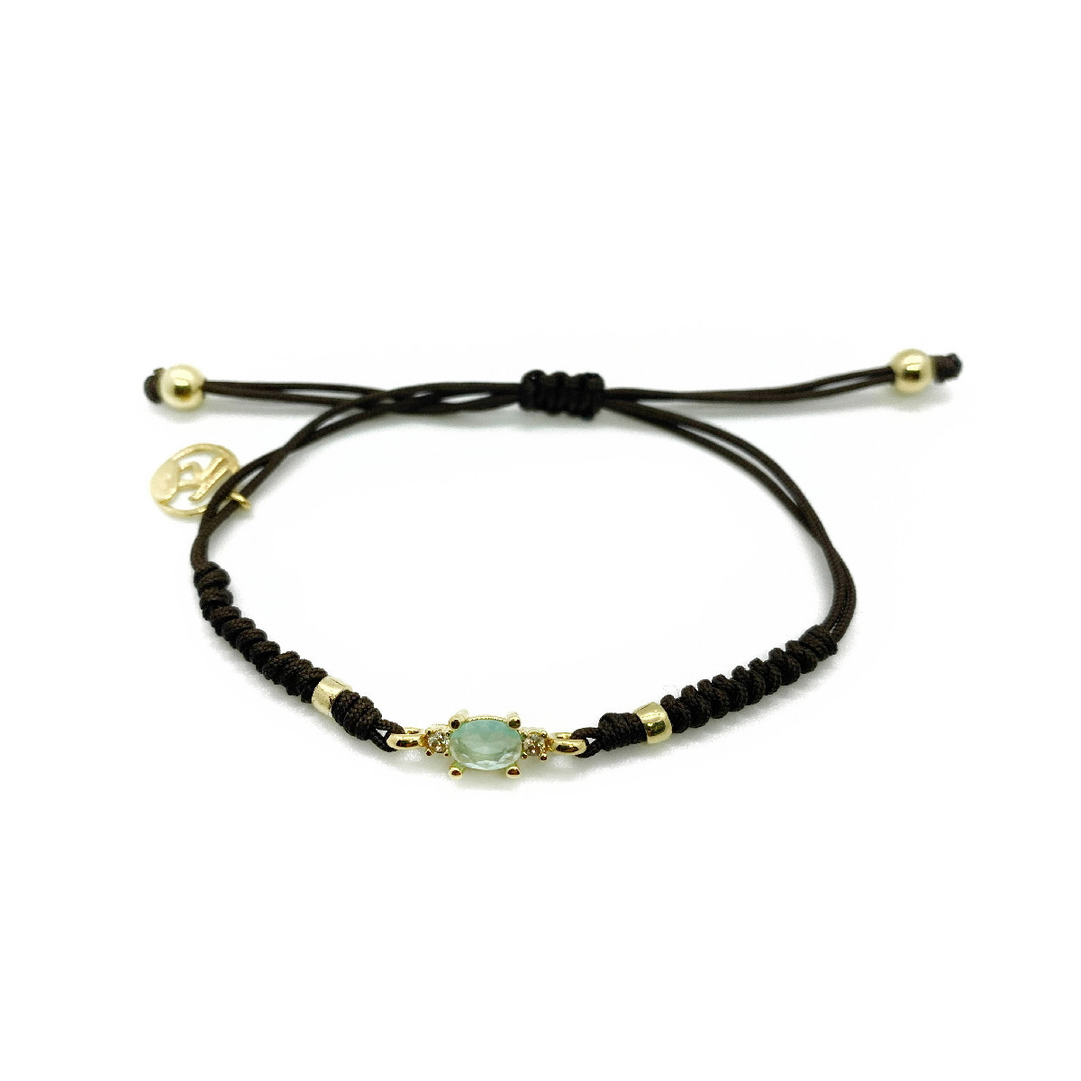 CHALCEDONY TOP SILVER BRACELET - PU6952PXZC