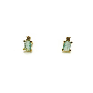 CHALCEDONY TOP SILVER EARRINGS - PE6952PXZC