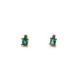 GREEN TOP SILVER EARRINGS - PE6952PXZV GREEN TOP SILVER EARRINGS - PE6952PXZV