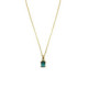 GREEN TOP SILVER NECKLACE - CO6952PXZV GREEN TOP SILVER NECKLACE - CO6952PXZV