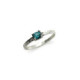 GREEN TOP SILVER RING - AN6954PTEXTV