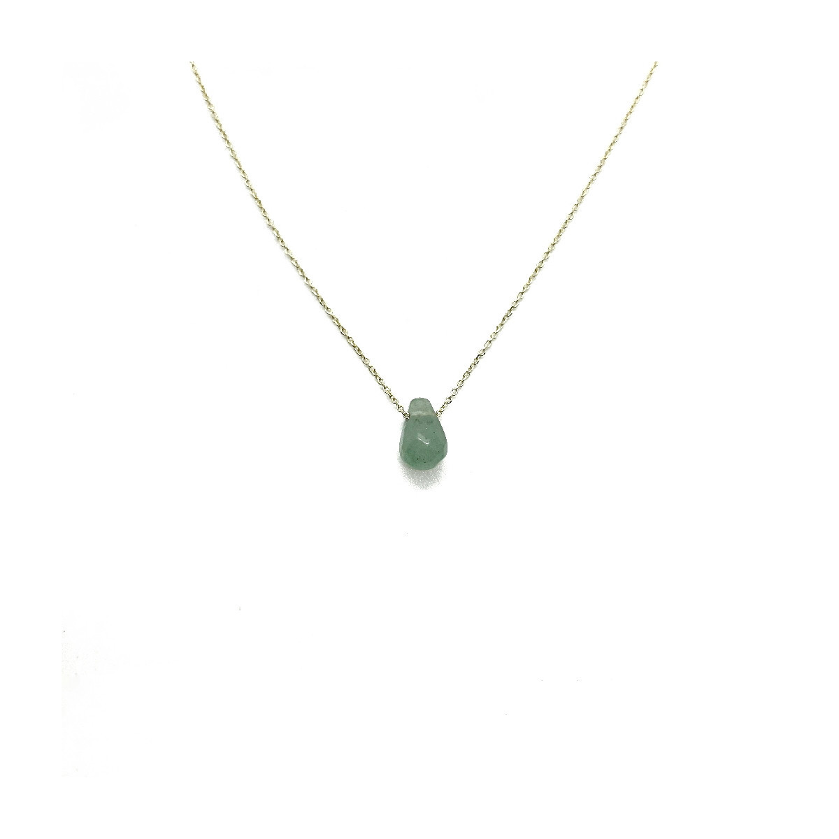 COLLAR ALISIA AVENTURINA - AL1042ORO AVENTURINA