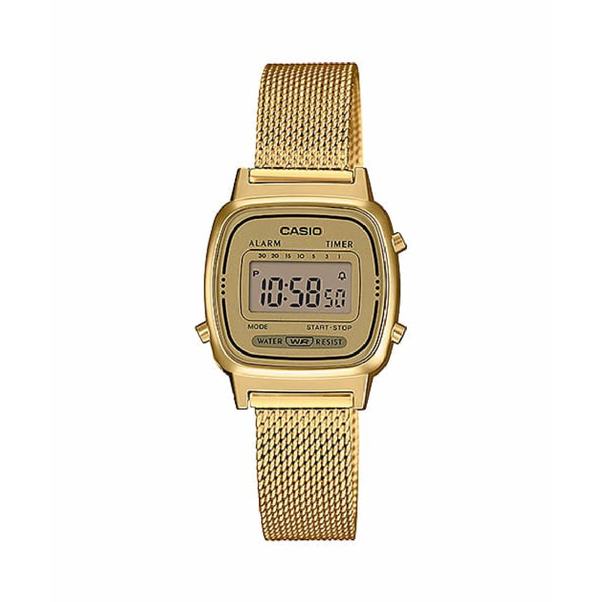 RELOJ CASIO DIGITAL VINTAGE DORADO - LA670WEMY-9EF