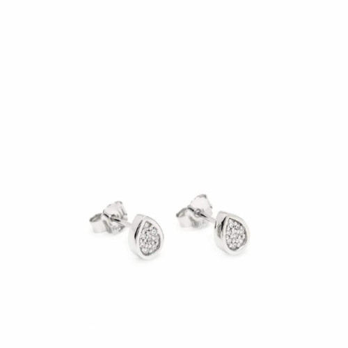 PENDIENTES LINEARGENT PLATA CIRCONITAS - 16335-A