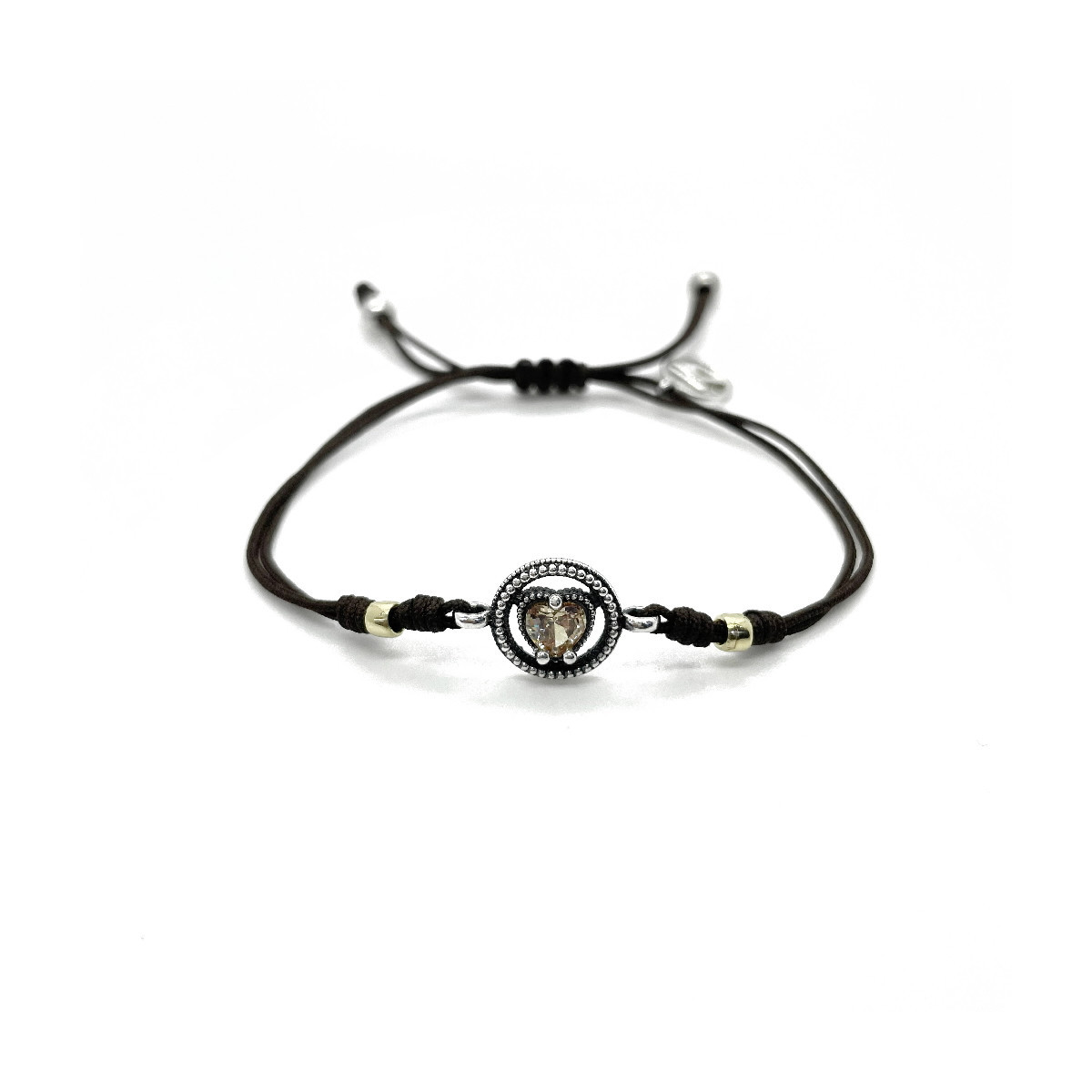 PULSERA TOP SILVER CORAZÓN CAVA - PU7041PMAC