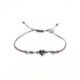 PULSERA TOP SILVER CORAZÓN LILA - PU7054PMAL