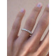 0,06 CARATS  ALLIANCE 4  STAPLE CLIMENT 1890 RING - S-151/BR