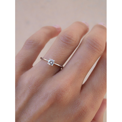 ANELL CLIMENT 1890 SOLITARI 0,30 QUIRATS - S-2584/BR