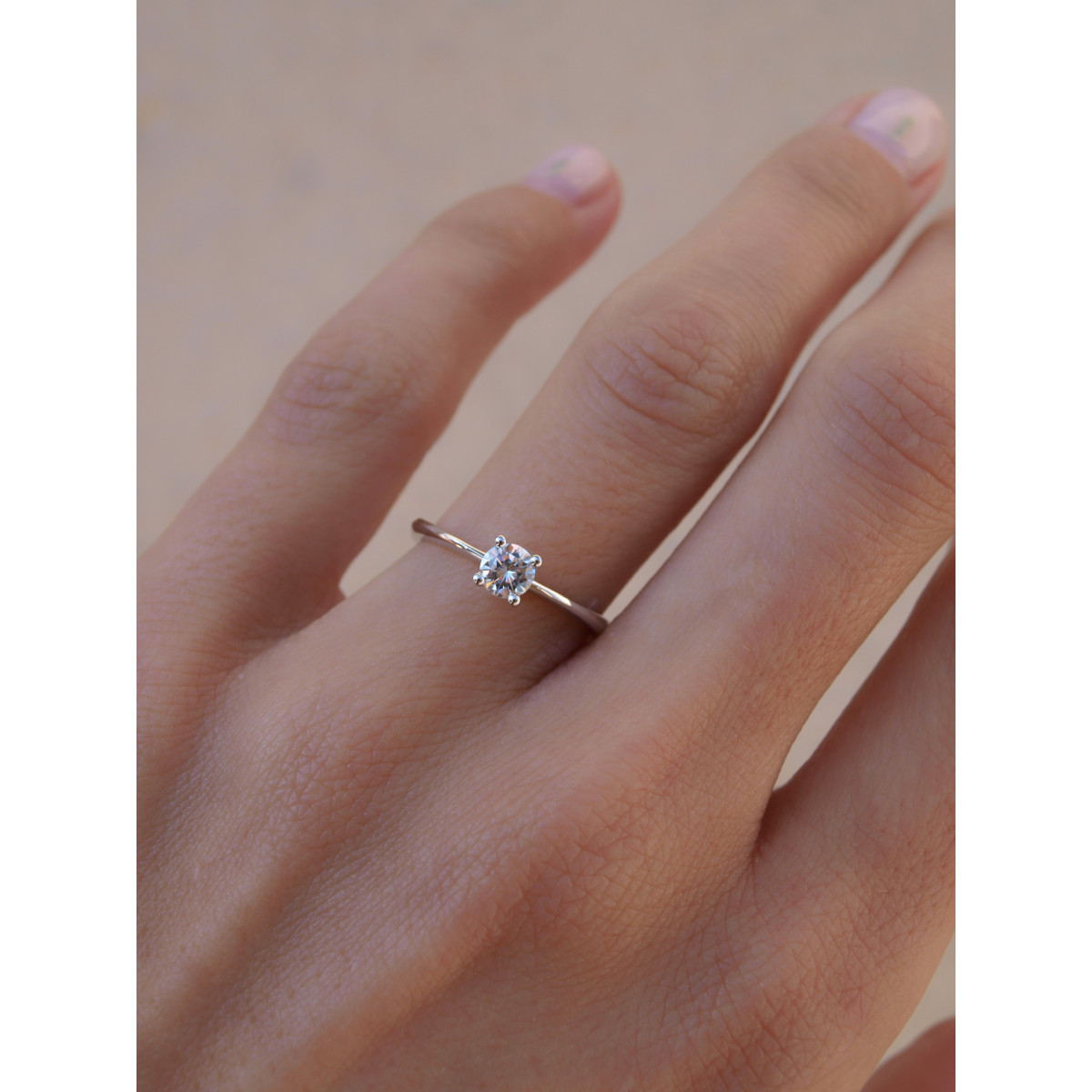 ANELL CLIMENT 1890 SOLITARI 0,30 QUIRATS - S-2584/BR