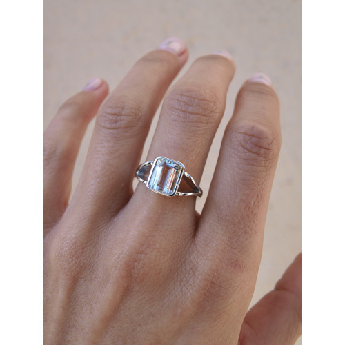 ANILLO CLIMENT 1890 AGUAMARINA - S-2300/M