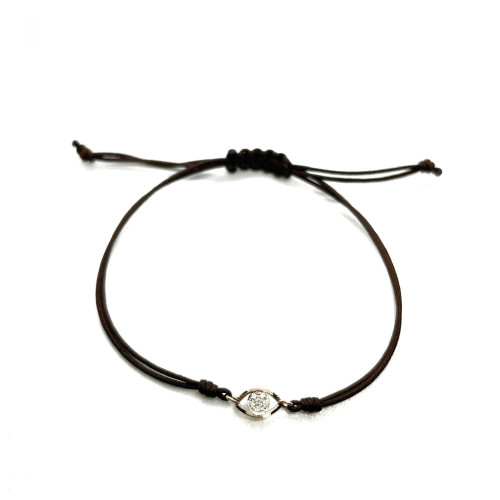 PULSERA EKAN ORO ROSA OJO DIAMANTES - 061560