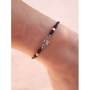 PULSERA TOP SILVER CORAZÓN CAVA - PU7054PMAC