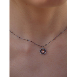 COLLAR TOP SILVER CORAZÓN CAVA - CO7041PCADC